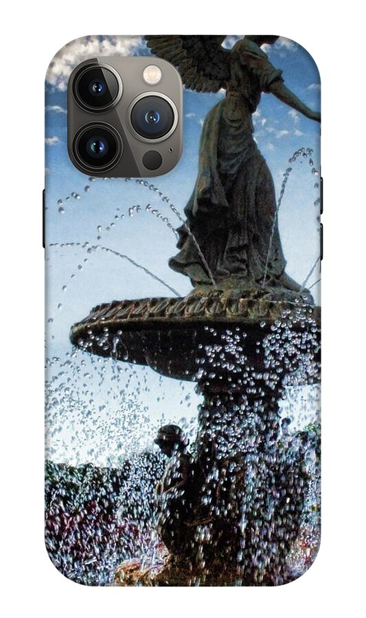 Lake Geneva Angel Fountain - Phone Case