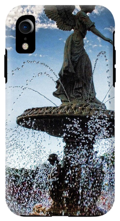 Lake Geneva Angel Fountain - Phone Case