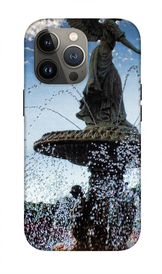 Lake Geneva Angel Fountain - Phone Case