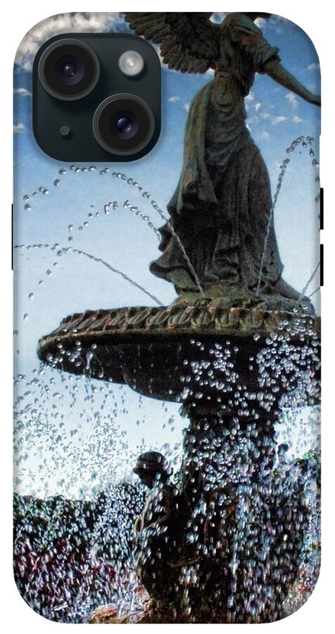 Lake Geneva Angel Fountain - Phone Case