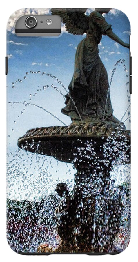 Lake Geneva Angel Fountain - Phone Case