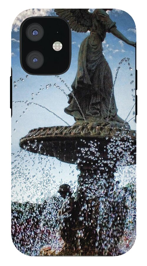 Lake Geneva Angel Fountain - Phone Case