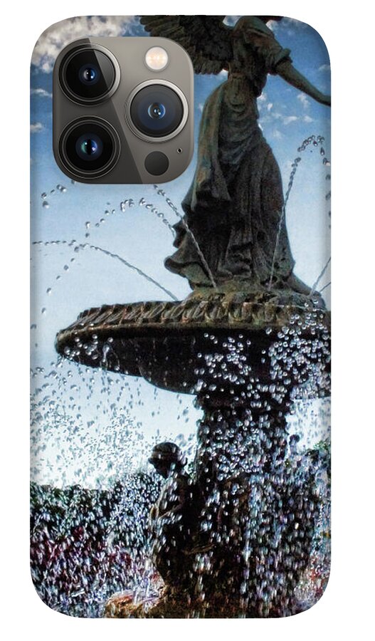 Lake Geneva Angel Fountain - Phone Case