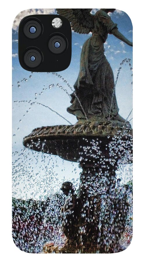 Lake Geneva Angel Fountain - Phone Case