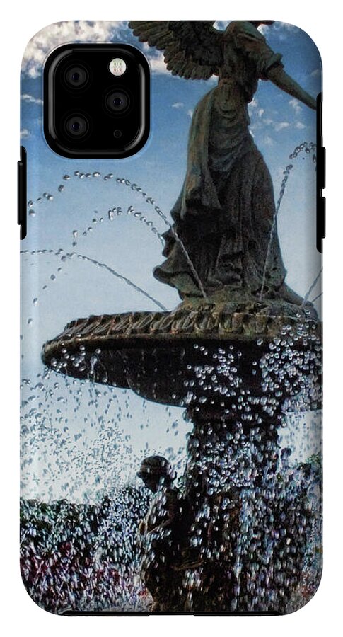 Lake Geneva Angel Fountain - Phone Case