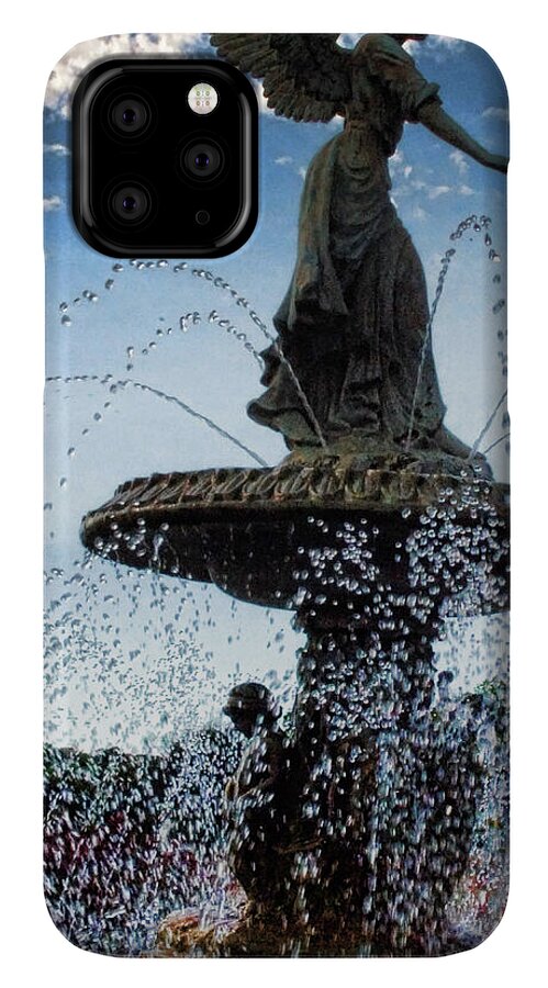 Lake Geneva Angel Fountain - Phone Case