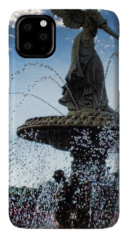 Lake Geneva Angel Fountain - Phone Case