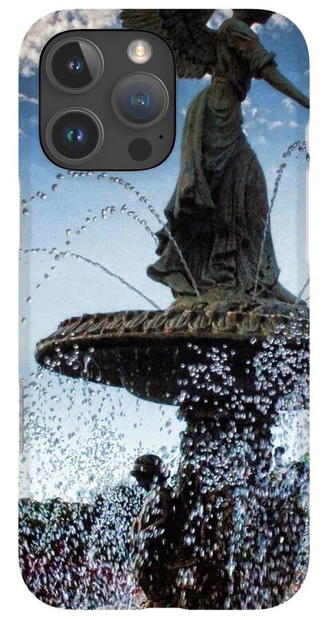 Lake Geneva Angel Fountain - Phone Case