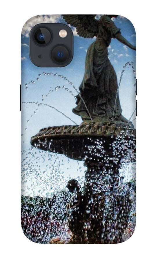 Lake Geneva Angel Fountain - Phone Case