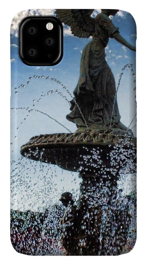 Lake Geneva Angel Fountain - Phone Case