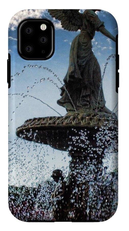 Lake Geneva Angel Fountain - Phone Case