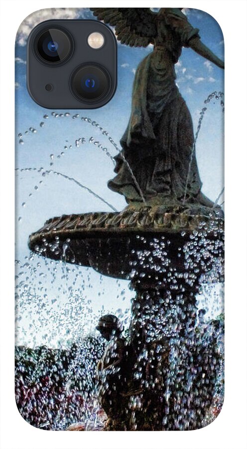 Lake Geneva Angel Fountain - Phone Case