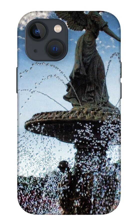 Lake Geneva Angel Fountain - Phone Case