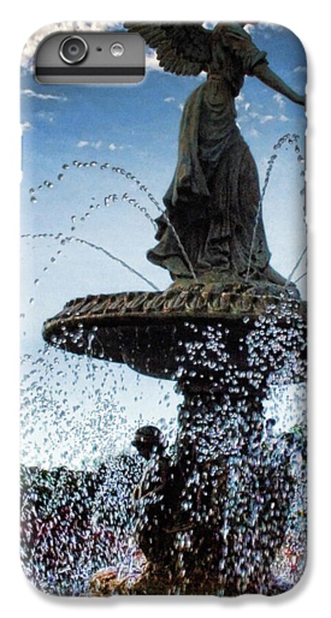 Lake Geneva Angel Fountain - Phone Case