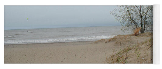 Lake Michigan Sandy Tree - Yoga Mat