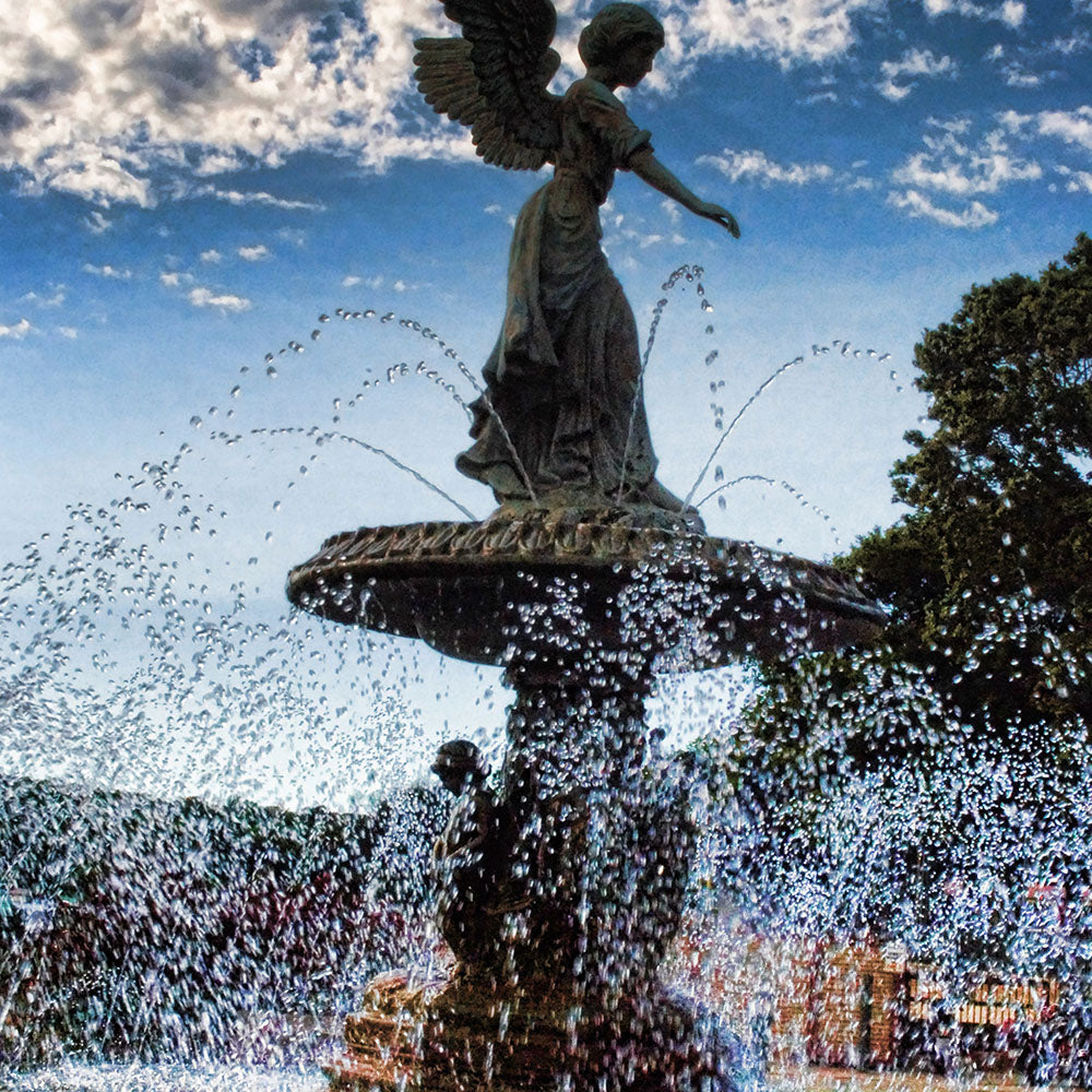 Lake Geneva Angel Fountain Digital Image Download