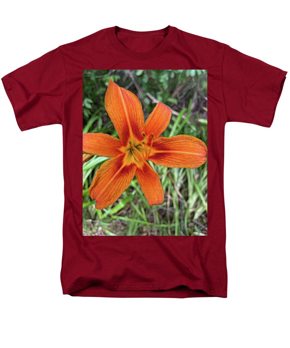 Late June Tiger Lily - Men's T-Shirt  (Regular Fit)