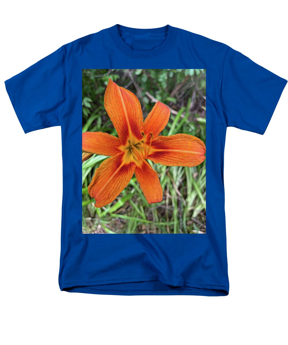 Late June Tiger Lily - Men's T-Shirt  (Regular Fit)