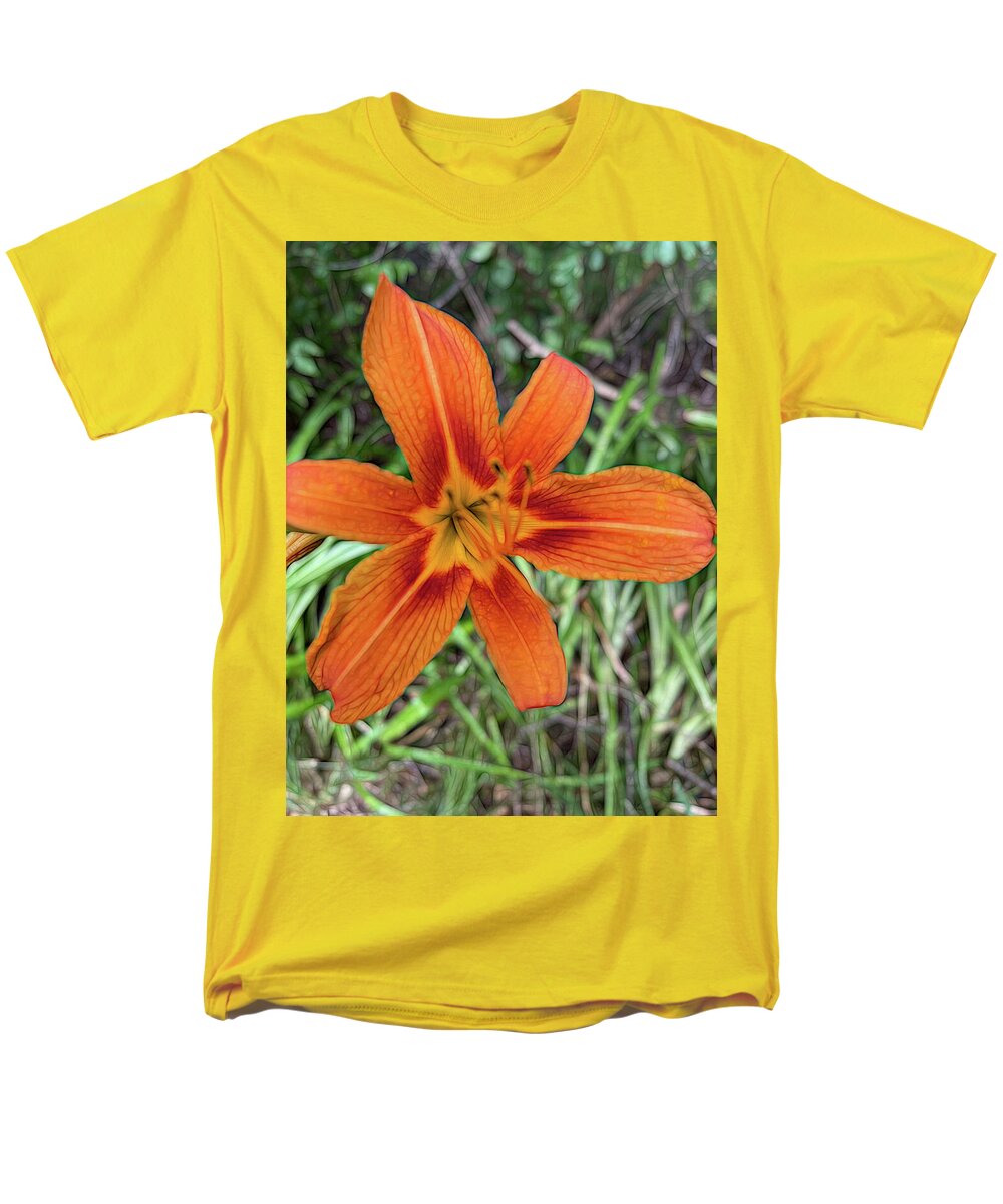 Late June Tiger Lily - Men's T-Shirt  (Regular Fit)