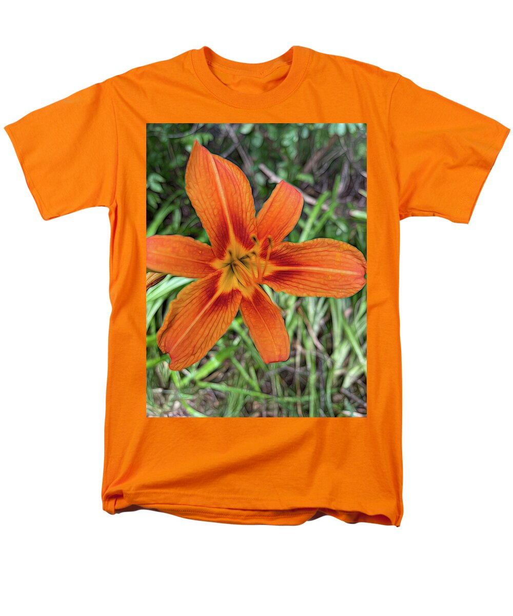 Late June Tiger Lily - Men's T-Shirt  (Regular Fit)