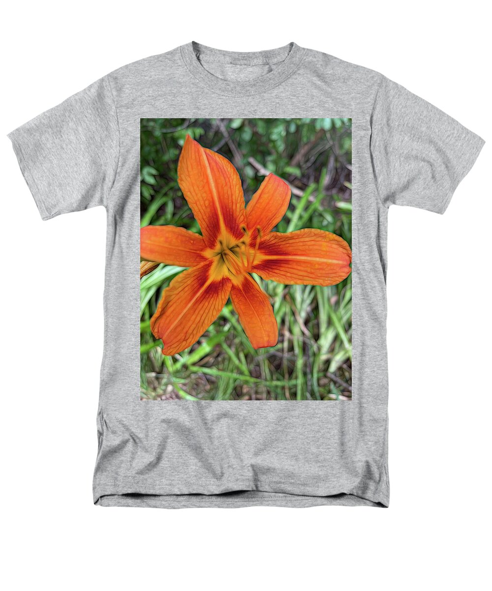 Late June Tiger Lily - Men's T-Shirt  (Regular Fit)