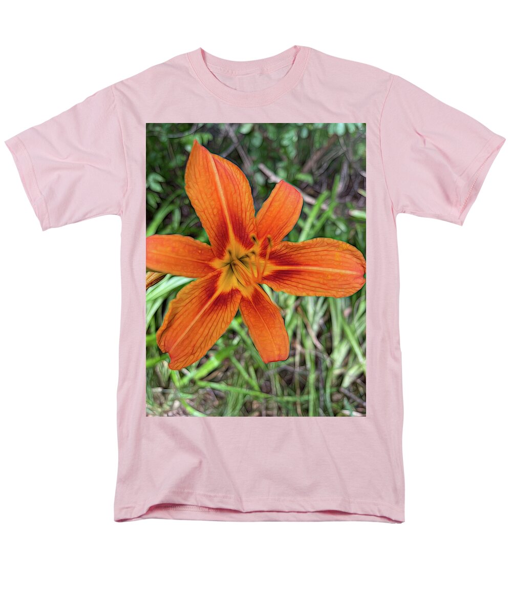 Late June Tiger Lily - Men's T-Shirt  (Regular Fit)