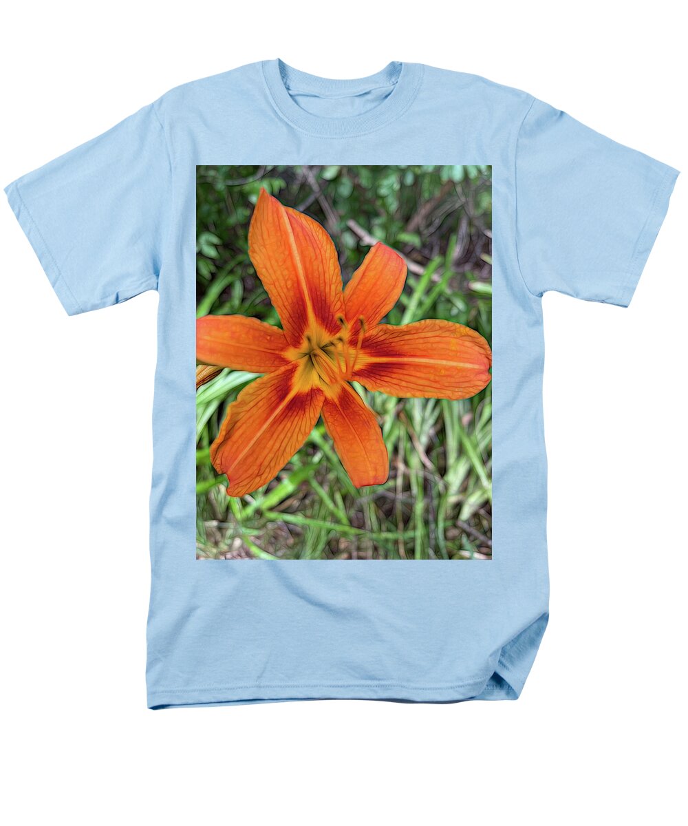 Late June Tiger Lily - Men's T-Shirt  (Regular Fit)