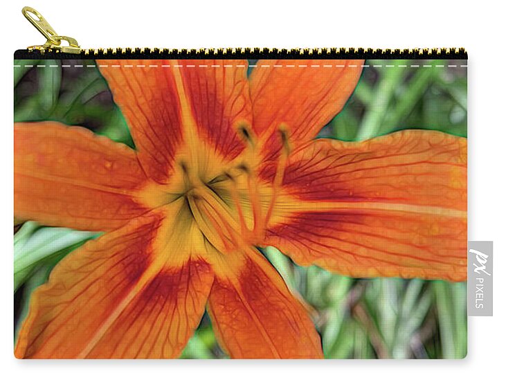 Late June Tiger Lily - Zip Pouch