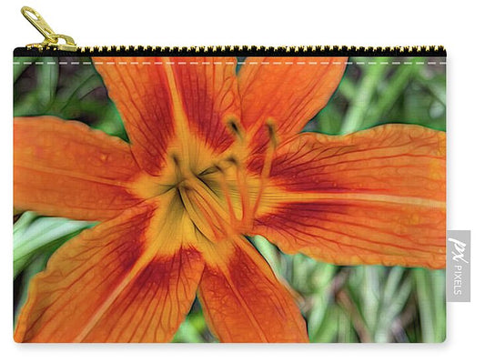 Late June Tiger Lily - Zip Pouch