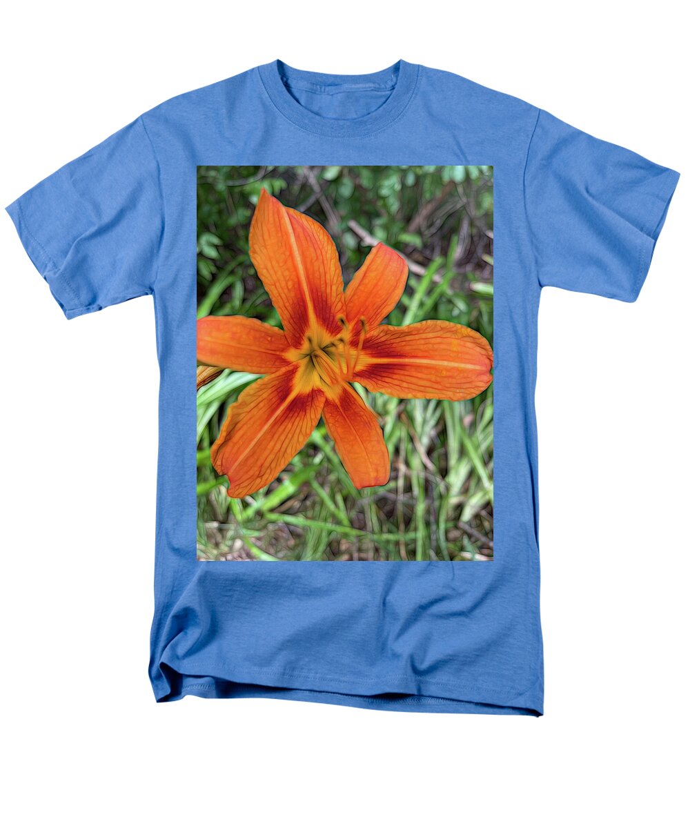 Late June Tiger Lily - Men's T-Shirt  (Regular Fit)