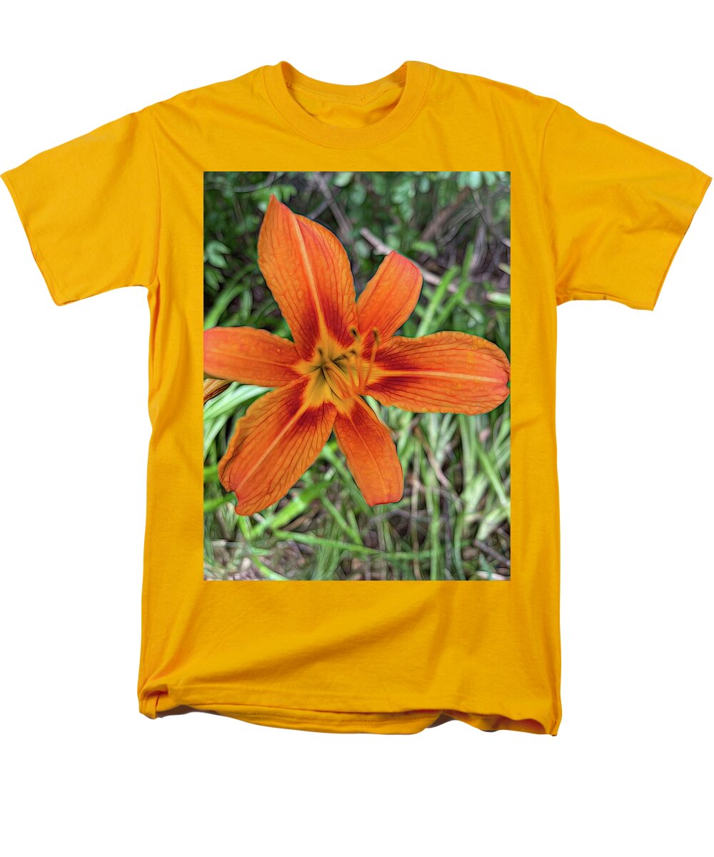 Late June Tiger Lily - Men's T-Shirt  (Regular Fit)