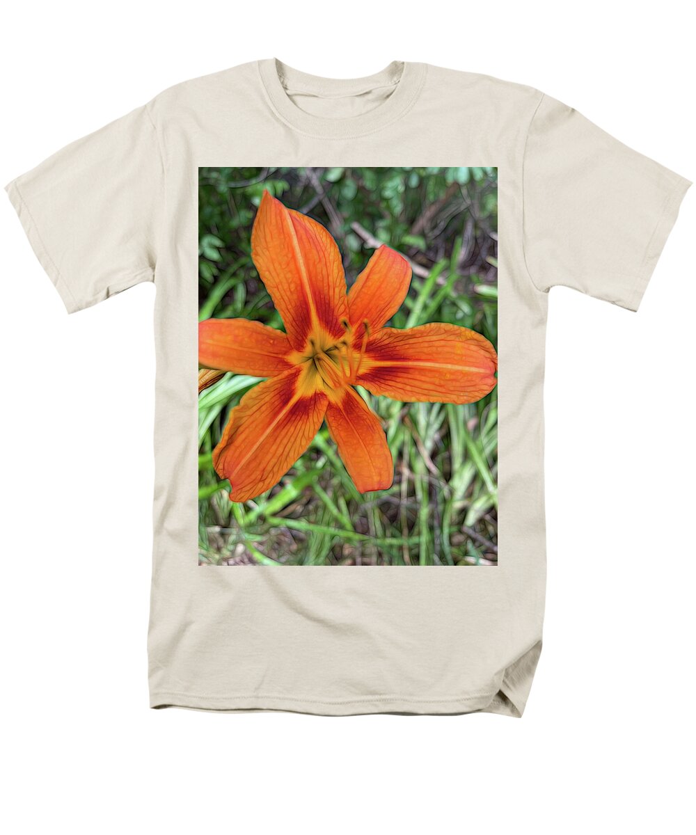 Late June Tiger Lily - Men's T-Shirt  (Regular Fit)