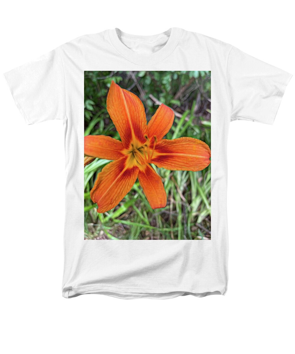 Late June Tiger Lily - Men's T-Shirt  (Regular Fit)