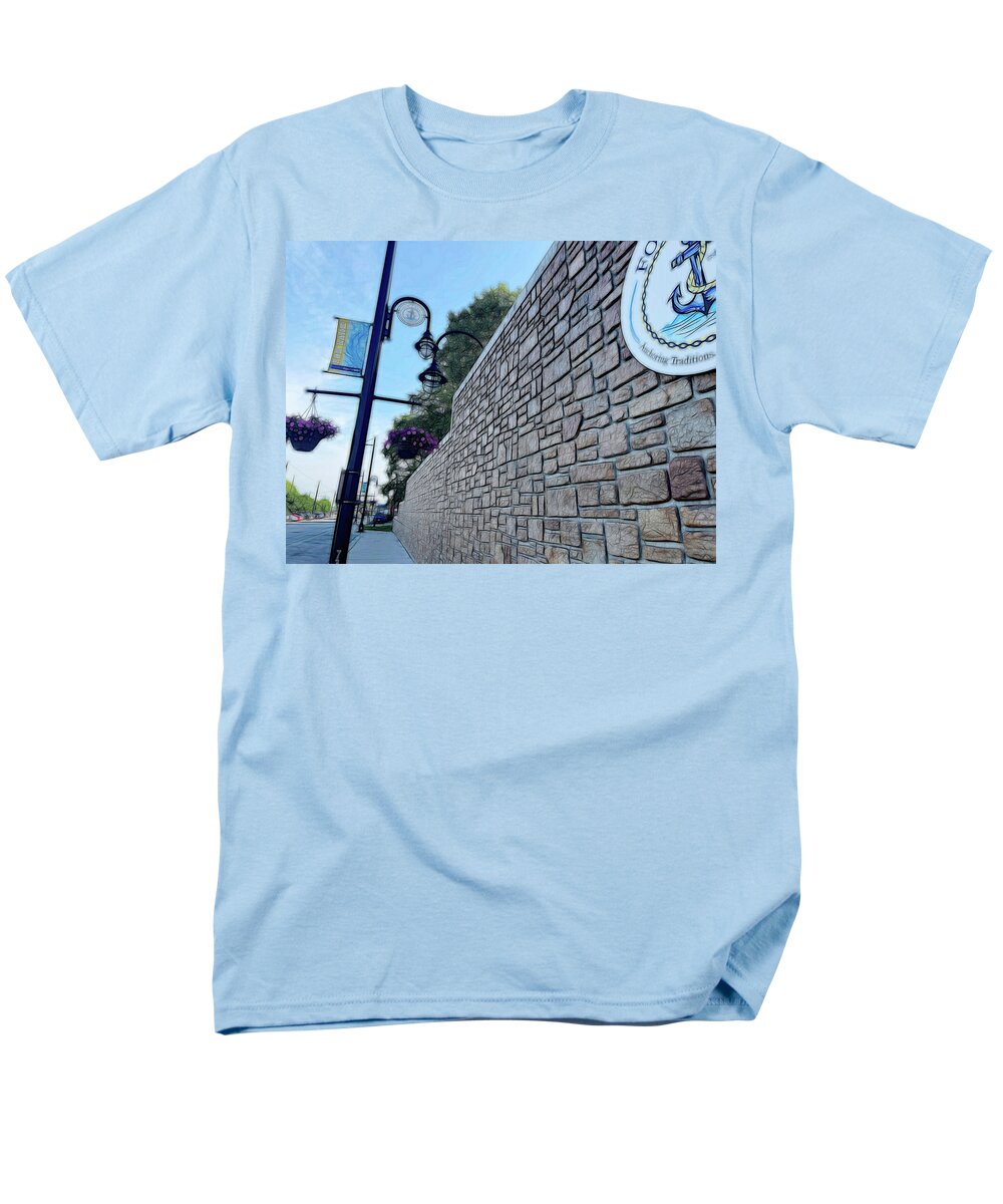 Local Lamp Fox Lake - Men's T-Shirt  (Regular Fit)