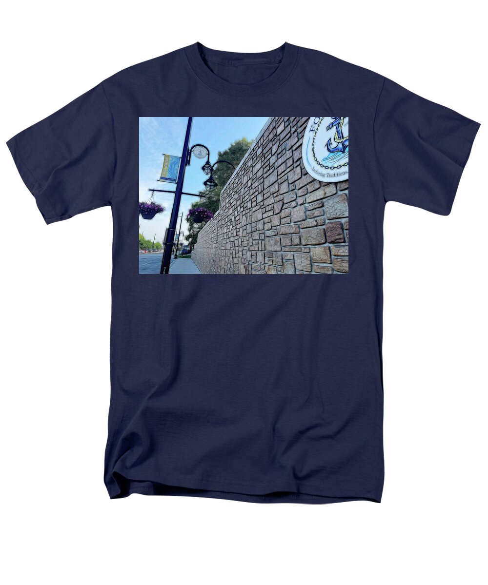 Local Lamp Fox Lake - Men's T-Shirt  (Regular Fit)