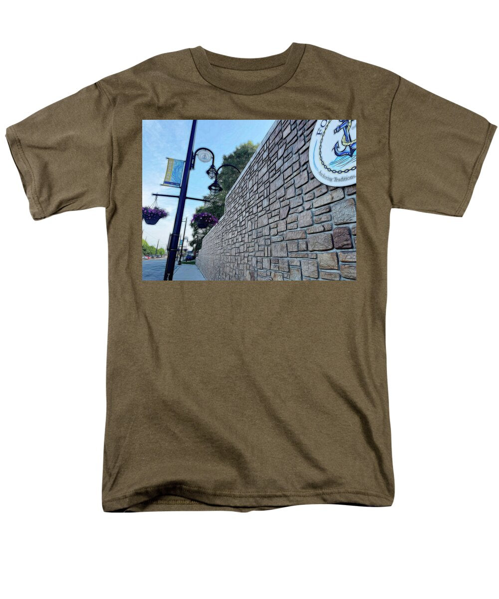 Local Lamp Fox Lake - Men's T-Shirt  (Regular Fit)