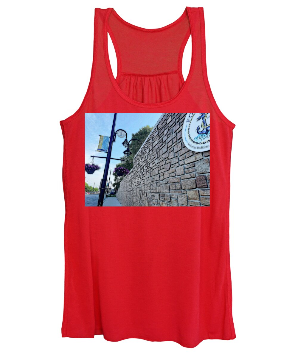 Local Lamp Fox Lake - Women's Tank Top