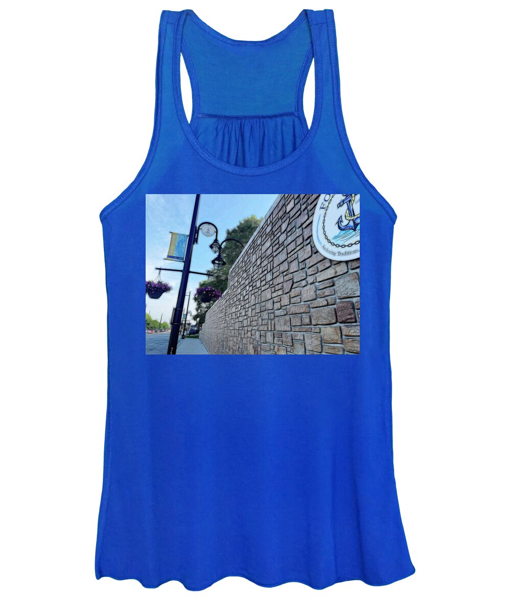 Local Lamp Fox Lake - Women's Tank Top