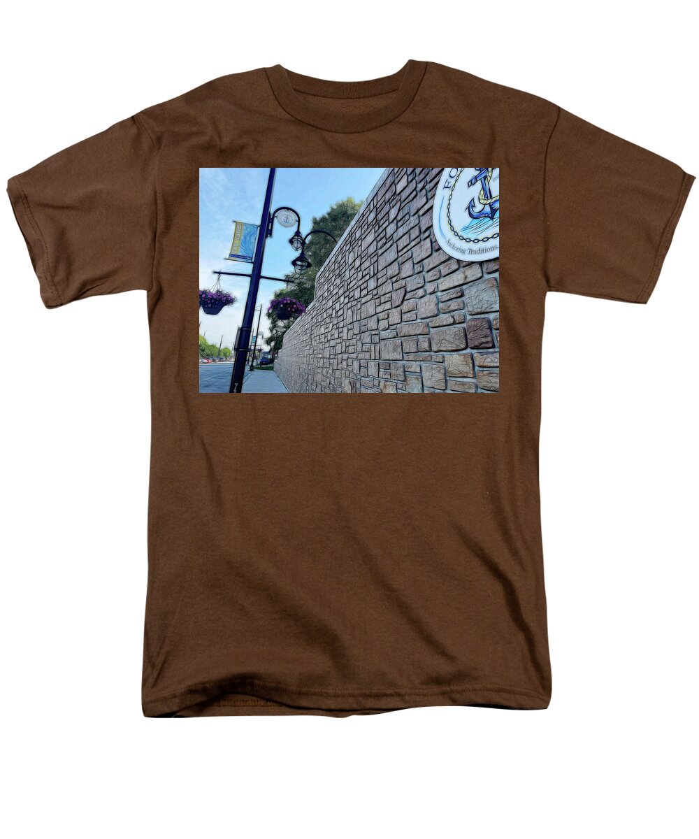 Local Lamp Fox Lake - Men's T-Shirt  (Regular Fit)