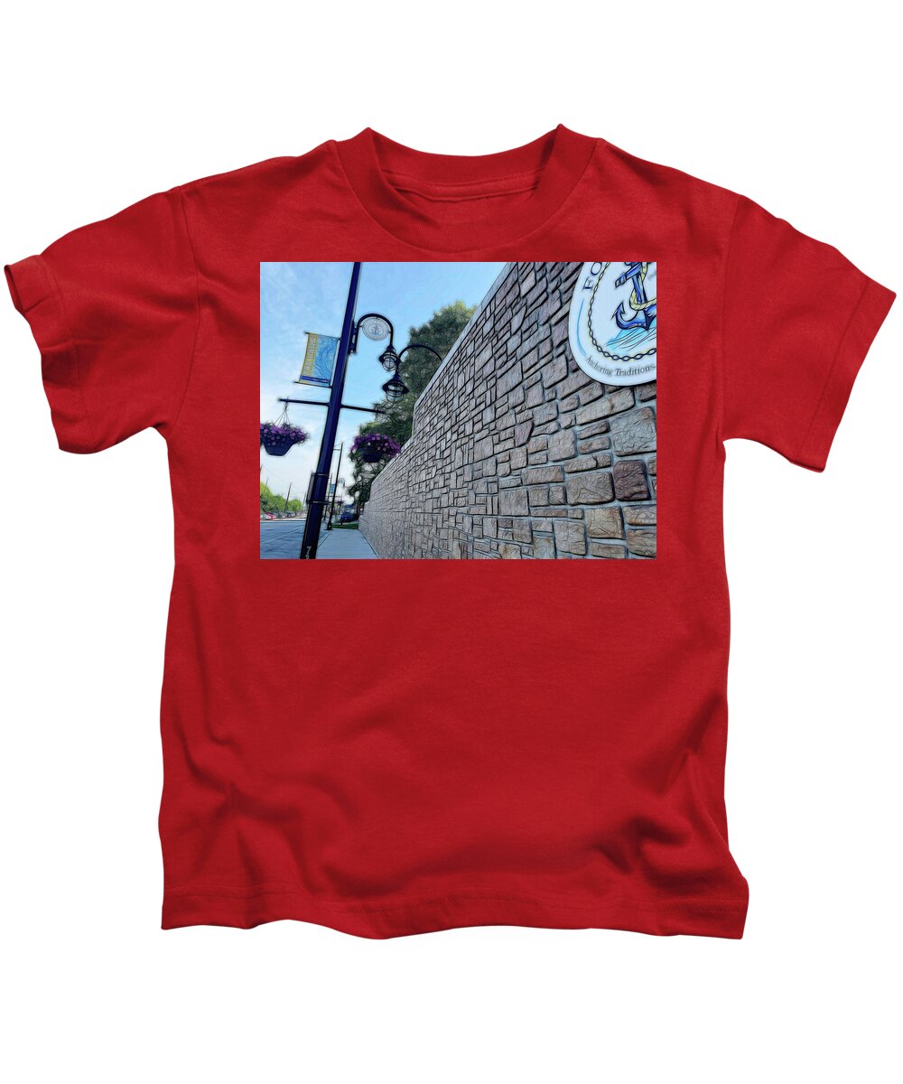 Local Lamp Fox Lake - Kids T-Shirt