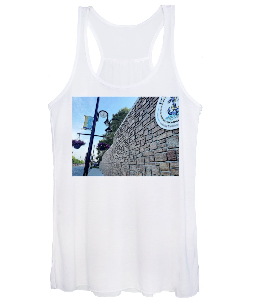 Local Lamp Fox Lake - Women's Tank Top