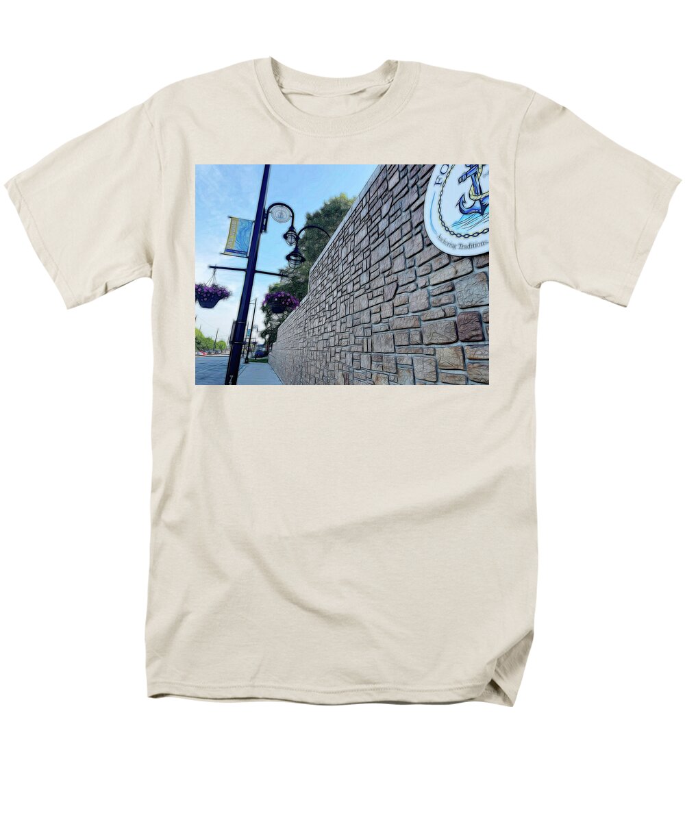 Local Lamp Fox Lake - Men's T-Shirt  (Regular Fit)