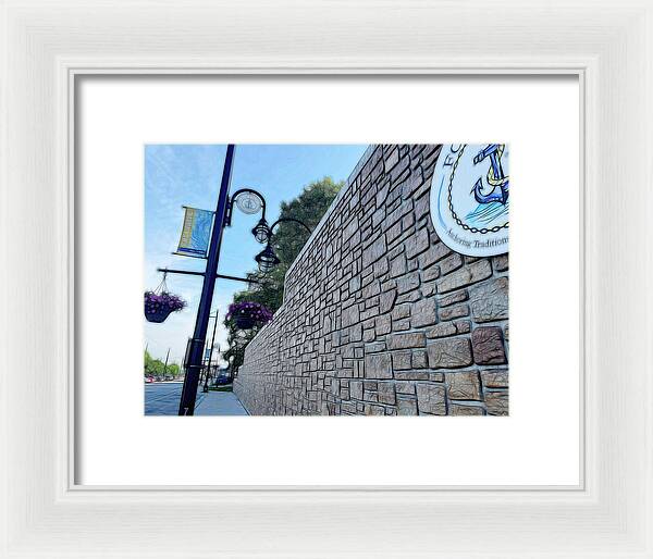 Local Lamp Fox Lake - Framed Print