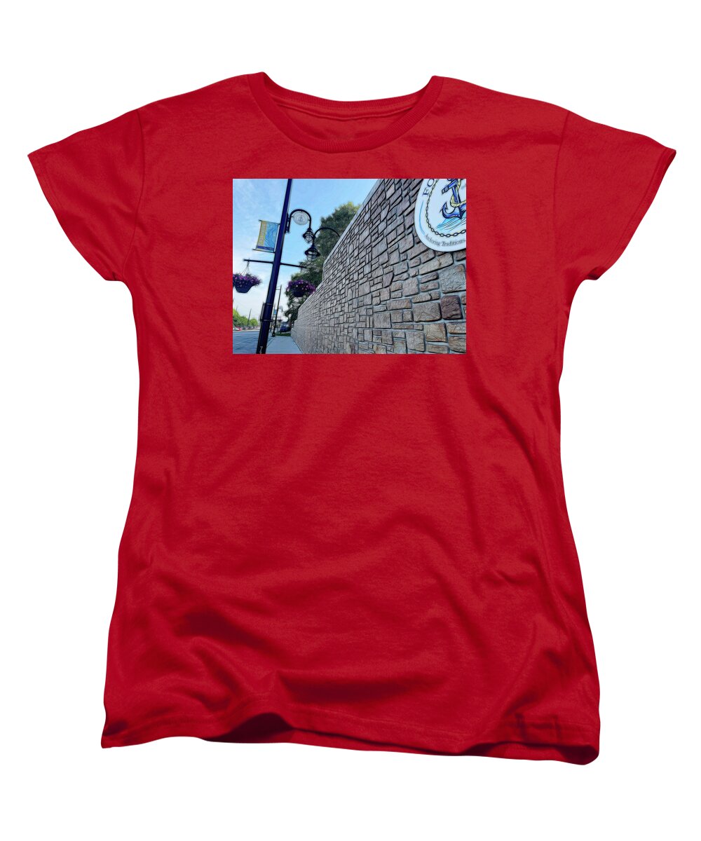 Local Lamp Fox Lake - Women's T-Shirt (Standard Fit)