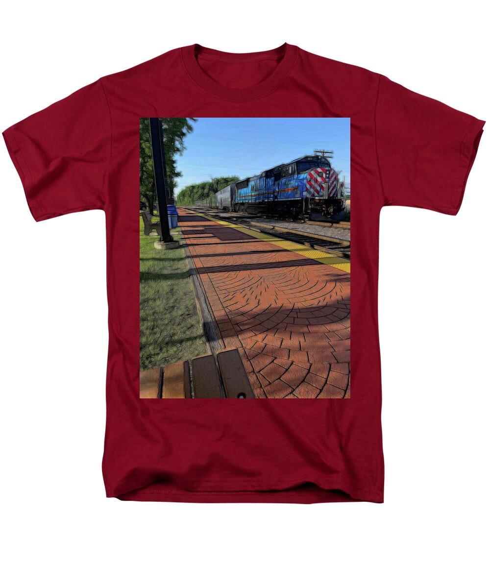 Local Train Fox Lake - Men's T-Shirt  (Regular Fit)