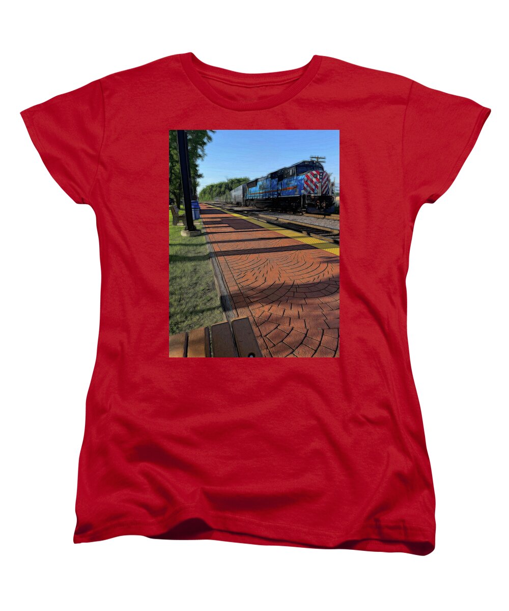 Local Train Fox Lake - Women's T-Shirt (Standard Fit)