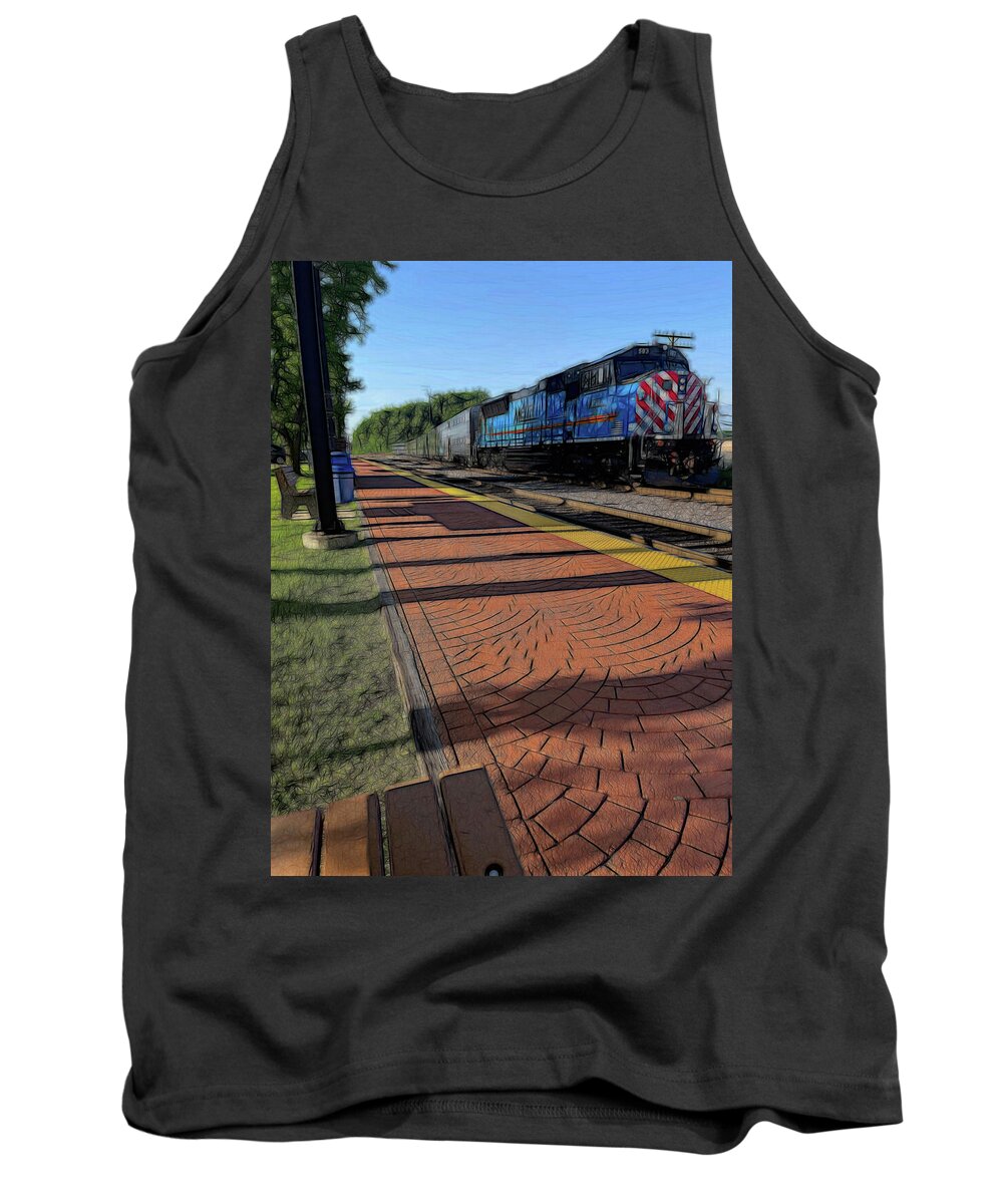 Local Train Fox Lake - Tank Top