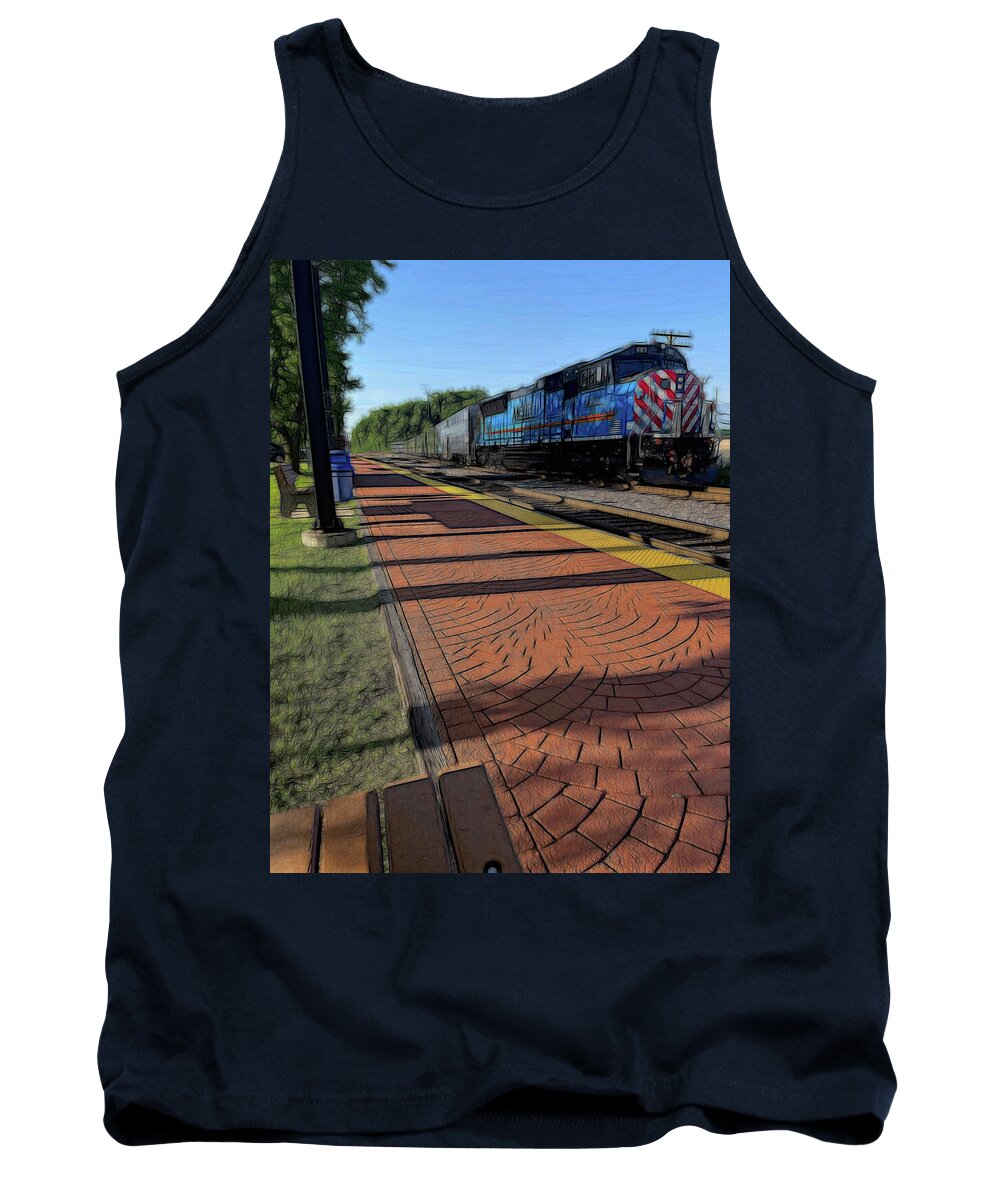 Local Train Fox Lake - Tank Top