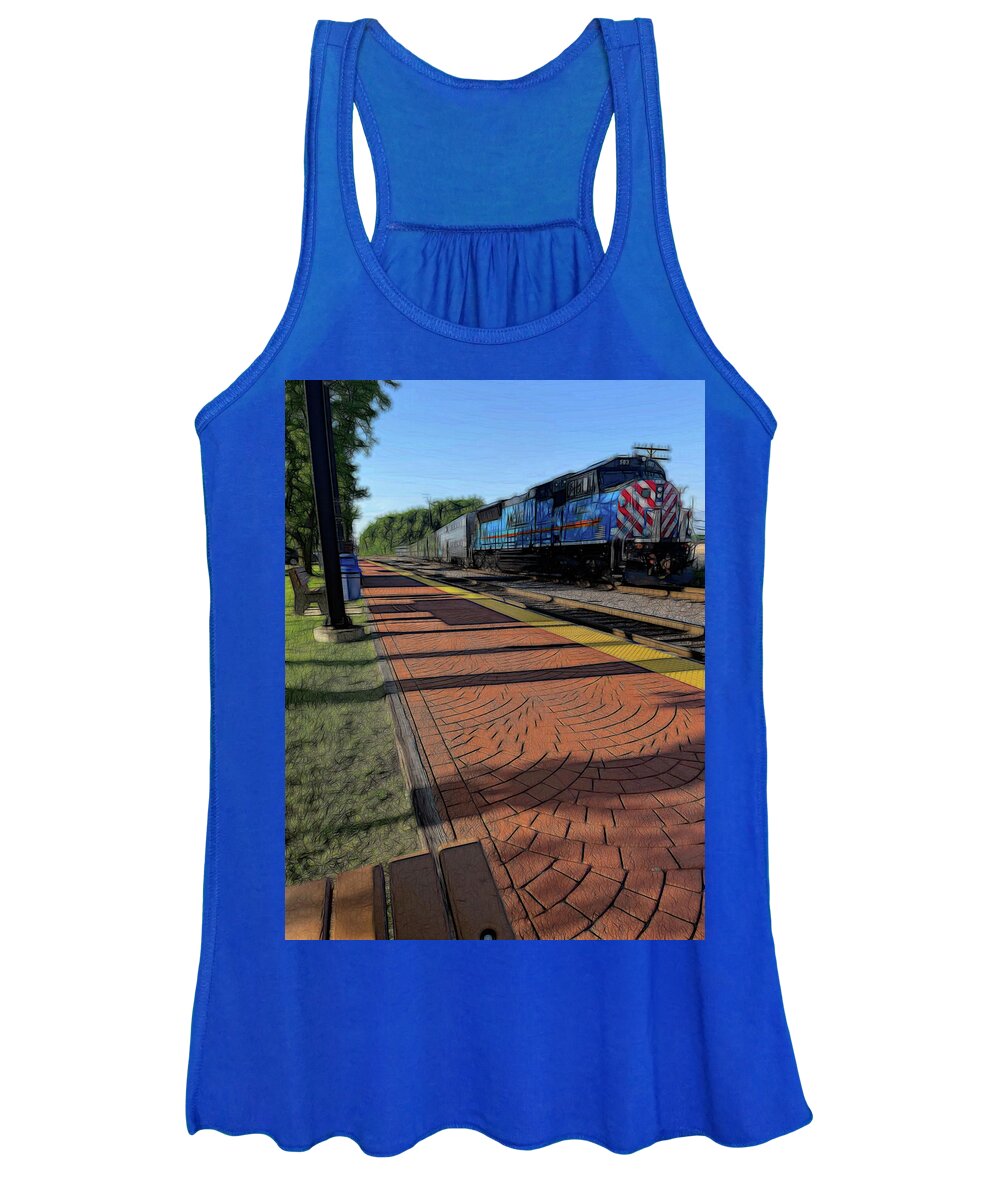 Local Train Fox Lake - Women's Tank Top