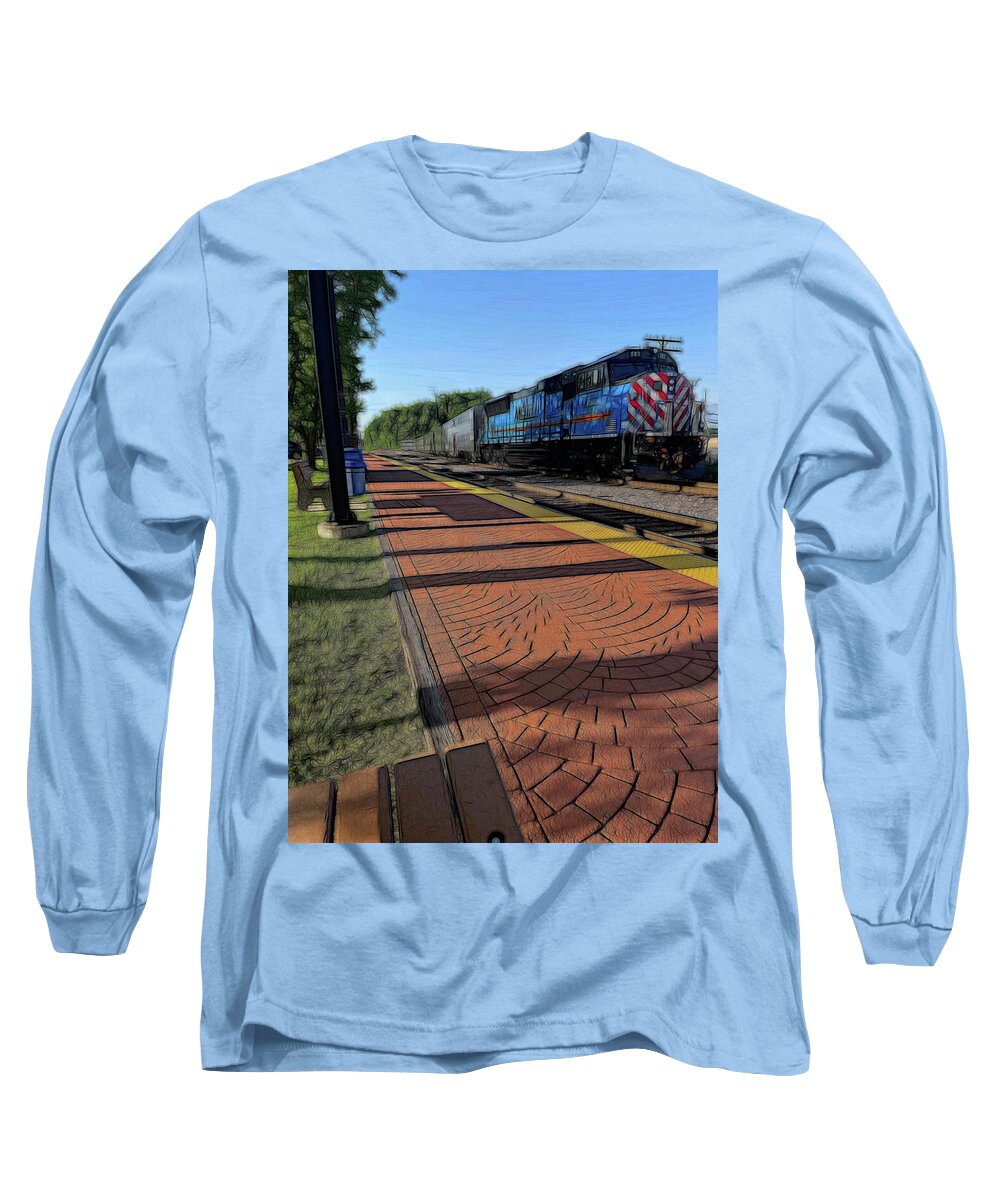 Local Train Fox Lake - Long Sleeve T-Shirt